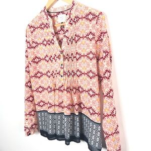 Anthropologie Tops - HD in Paris Sheer Boho Peasant Long sleeve Top Anthropologie Tops - HD in Paris Sheer Boho Peasant Long sleeve Top